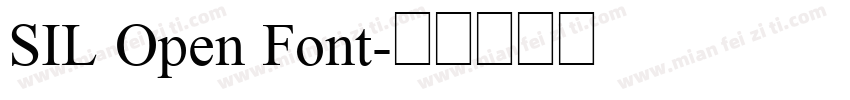 SIL Open Font字体转换